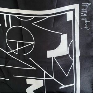 Joseph Ribkoff Monochrome Graphic Silk Scarf